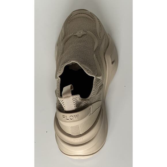 NIB 1050 Fendi Flow Men\'s Fabric Beige Sneakers 10 US (43 Euro) 7E1504 Italy main image 10